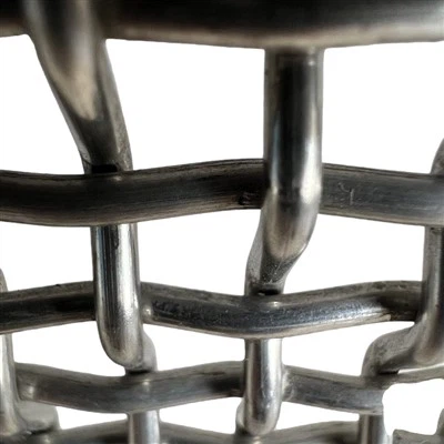 Wire Mesh Berkerut Tenunan Polos